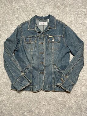 Vintage Levi's Medium Blue Denim Button-Up Jacket
